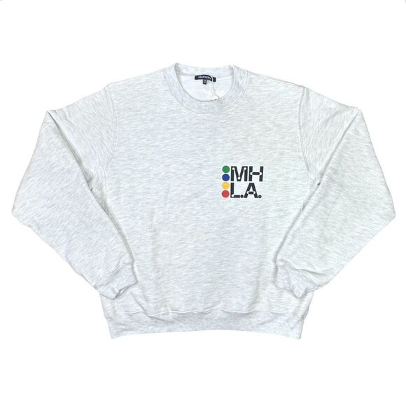 MadHappy Los Angeles Exclusive Fleece Crew Neck Sweatshirt - Size Medium - Picture 3 of 8